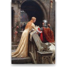 Edmund Blair Leighton - Tanrı Korusun Tablosu - 50X75CM