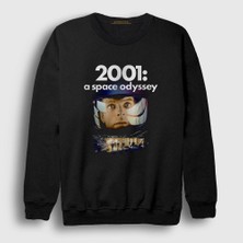 Presmono Unisex Siyah Cover Film 2001 A Space Odyssey Sweatshirt