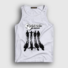 Presmono Unisex Beyaz Gang Film Otomatik Portakal A Clockwork Orange Atlet
