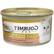 Aydogan's Somonlu ve Tavuklu Parça Etli Kedi Konservesi - 85 gr x 24 Adet