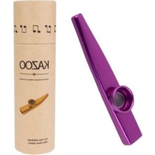 Aydogan's Alüminyum Alaşım Kazoo, Kutulu ve Taşınabilir Mor Renkli Tasarım