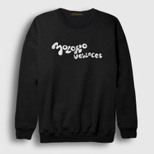 Presmono Unisex Siyah Moloko Vellocet Film Otomatik Portakal A Clockwork Orange Sweatshirt
