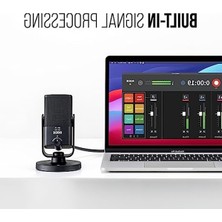 Aydogan's Sökülebilir Manyetik Ayaklı USB Mikrofon, Dahili Pop Filtre ile