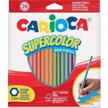 Carioca Supercolor Kuru Boya Kalemi 24'li