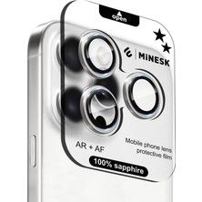 iPhone 15 Pro / 15 Pro Max ile Uyumlu Orijinal Safir Cam (%99.9 Saflıkta Gerçek Safir) Cihazın Ke