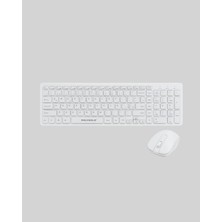 Moontime Alaçatı Mtxdpn Ergonomik Kablosuz Klavye Mouse Takımı - Tam Boy, Sessiz (234034) ve Güvenilir