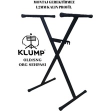 Moontime Alaçatı Klump Old/sng x Tipi Org Sehpası Klavye Standı Keyboard ve Dijital Piyano Standı Katlanabilir
