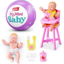 Aydogan's 5 Surprise My Mini Baby Series 2 By Zuru, Koleksiyon Gizemli Kapsül, Kız Oyuncağı, Gerçekçi Minyatür Bebek, Oyun Seti ve Aksesuarları (Tek Kapsül)
