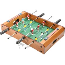 Moontime Alaçatı Ahşap Langırt 4 Kol-12 Figürlü Masa Maçı-Football Masa Oyunu - Ayaksız Ahşap Langırt