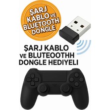 Moontime Alaçatı 4 Kablosuz Oyun Kolu Ps4 Siyah Joystick Ps4 Oyun Kol