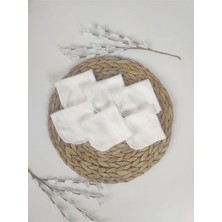 AyrStore Tomuycuk 6'li Kız Erkek Bebek Ağız MENDİLİ%100 Pamuklu Kumaş Temizleme Bezi Yenidoğan Ter Be