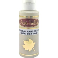 AyrStore Artebella 3046130 Universal Akrilik Boya 130 cc Antik Bej