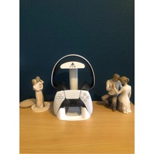 Moontime Alaçatı Habulab Ps5 Kol ve Kulaklık Standı – Dualsense Uyumlu – 3D Baskı Oyun Aksesuarı