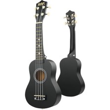 Aydogan's Siyah Soprano Ukulele ile Taşıma Çantası ve Pena Seti