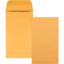 Quality Park #5 1/2 Madeni Para Zarfları, 3 1/8 x 5 1/2, Yapıştırılmış, Küçük Parçalar, B