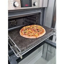 Doğal Bazalt Fırın Taşı - Tam Fırın Boyutu (30X40CM) - Pizza Tasi, Ekmek Tasi, Mangal Tasi
