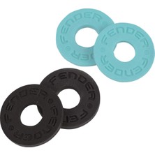 Fender »fender Strap Blocks« Kemer Emniyet Sistemi - 4'lü Paket - Renk: Siyah/daphne Blue, 990819