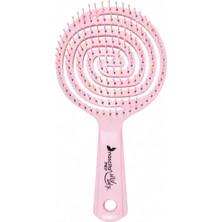 3D Kontrol Açma Tarama Saç Fırçası Pembe - 40