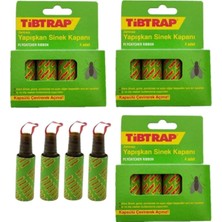 Tibtrap Yapışkan Karasinek Tuzağı Sinek Bandı 4'lü Set (3 Kutu)