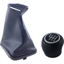 Moontime Alaçatı Fiat Linea Punto Vites Körüğü ve Vites Topuzu 6 Ileri Siyah Dikiş Takım