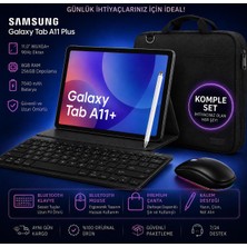 Samsung Galaxy Tab A11+ Plus 8gb 256GB 11'' Tablet+Kalem+Klavye+Çanta