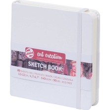 Moontime Alaçatı Tac Sk-Block Sw White 12X12 140 G Sketchbook
