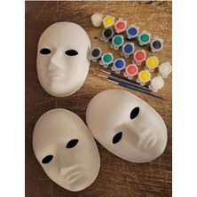 Aydogan's Karton Maske ve Boyama Seti - 3'lü Eğlenceli Aktivite