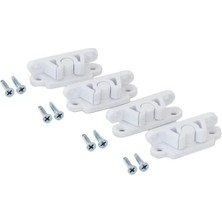 Pvc Pimapen Sineklik Çıtçıtı Beyaz 4 Adet