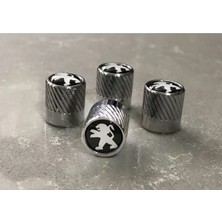 Moontime Alaçatı Metal Logolu Peugeot Sibop Kapağı - Metal Sibop Kapağı Peugeot - Lüks Sibop Kapağı Pejo