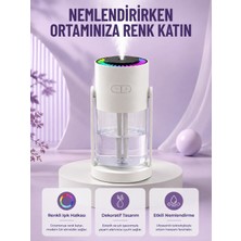 Shopwave Sessiz Hava Nemlendirici Renkli Gece Işıklı Otomatik Kapanma Özellikli Nemlendirme Cihazı