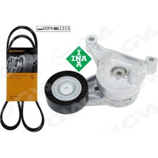 Moontime Alaçatı Alternatör Gergi Kiti Kütüklü Caddy 04-10 Bjb-Bls-Golf V Bxe-Transporter Axb 1.9 Tdı 6DPK1215 Gnzrz