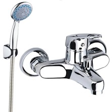 Moontime Alaçatı Pratik ve Şık Banyo Bataryası Duş Başlığı Hortum Seti Takımı