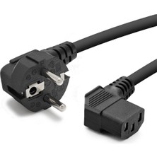 ForWhat Büro Ev Ofis Cihazları Için 1,8MTX1MM 500W 3pın C13 L Tipi Kasa Güç Kablosu