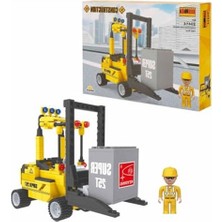 Aydogan's Forklift Seti, 195 Parça ile Inşaat Oyunları Için Eğlenceli Model
