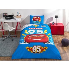 Disney Cars Let' S Race Tek Kişilik Pamuk Nevresim Takımı