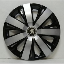 Moontime Alaçatı Peugeot 16 Inç Jant Kapağı Takımı Çelik Görünümlü Kırılmaz 4 Adet