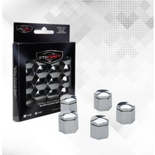 Moontime Alaçatı Bijon Kapağı 19MM Krom Renk 20 Adet