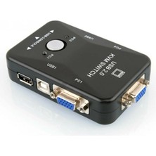 Moontime Alaçatı 2 Port USB Kvm Switch 2 Pc Kasa Tek Kontrol
