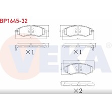 Moontime Alaçatı Disk Balata Chevrolet Evanda (V200) 2.0i Ön - Syf