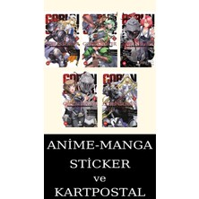Kurukafa Yayınları Goblin Slayer 1-2-3-4-5 Manga Seti (5 Kitap) / Anime-Manga Sticker ve Kartpostal Hediyeli