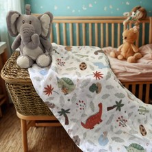 AyrStore Salvia Dione Çok Amaçlı Müslin Bez Bebek Örtüsü Battaniyesi 60X95 3 KATLI%100 Pamuk Müslin