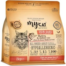 Aydogan's Original Az Tahıllı Hamsi & Somon Balıklı Skin Care Yetişkin Kedi Sı 2kg