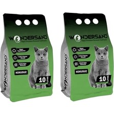 Aydogan's Kokusuz Naturel Ince Tane Topaklanan Kedi Kumu 10 Lt x 2 Adet