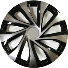 Moontime Alaçatı Citroen C-Elysee Uyumlu 15 Inç Piano Black Siyah Renkli Jant Kapağı 4 Adet Nkt Group