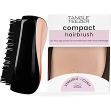 Aydogan's Tangle Teezer Compact Styler Rose Gold Black Saç Fırçası -Seyahat ve Çanta Boy Tarak