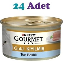 Aydogan's Purina  Gold Kıyılmış Ton Balıklı Kedi Konservesi, 85G, 24 Adet