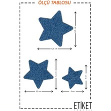 Aydogan's Ütü ile Yapışan Kot Arma Patch Kot Yaması, Denim Jeans Onarım & Dekoratif Amaçlı Yıldız (Indigo)