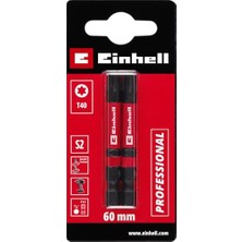 Aydogan's Orijinal Einhell Darbeli Bit Seti – 2 Parça, 60 Mm, T40 (S2 Çelik, Çift Torsiyon Bölgesi, Yüksek Dayanıklılık, Kırmızı Renk Halkası, E 6.3 Sap) - 49132200