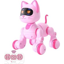 Aydogan's Oyuncak 30 Fonksiyonlu Uzaktan Kumandalı Şarjlı Sesli Işıklı Dokunma Algılama Programlama Robot Kedi ve Köpek (Kedi)