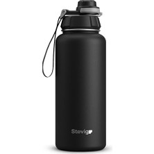 Aydogan's 1 Hand Leak-Of Sızdırmaz Çelik Termos 1000 ml Black ST-210